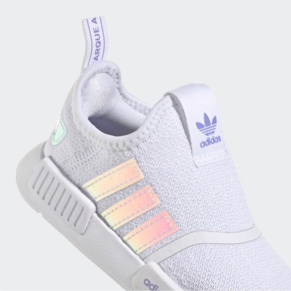 SOLD✨ADIDAS NMD 360 Toddler Walker Shoes (Size 5) GX3320 White Pink Purple NWB - Picture 4 of 11